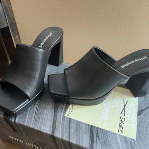 Jeffrey Campbell "Caviar" mules size 7